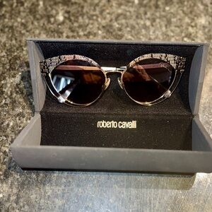 Roberto Cavalli Black Sunglasses